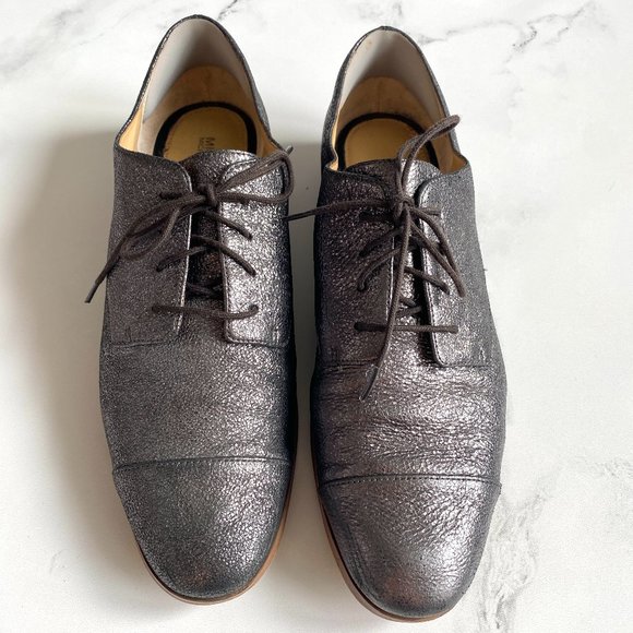 Michael Kors Pewter Lace Oxfords - Picture 1 of 1